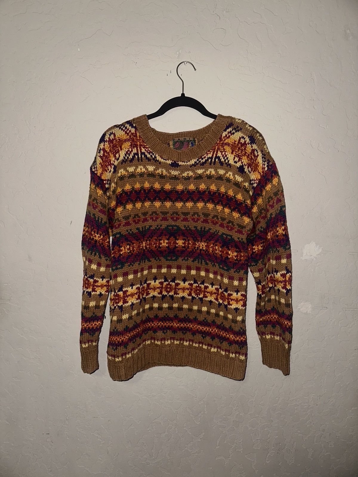Vintage Vintage Paris Sports Club Knitwear Sweater Size US M / EU 48-50 / 2 - 3 Thumbnail