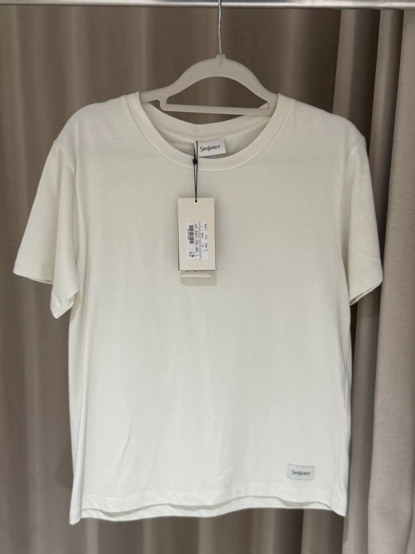 Saint Laurent Paris Saint Laurent Logo Short-Sleeve Women's T-Shirt Size S / US 4 / IT 40 - 1 Thumbnail
