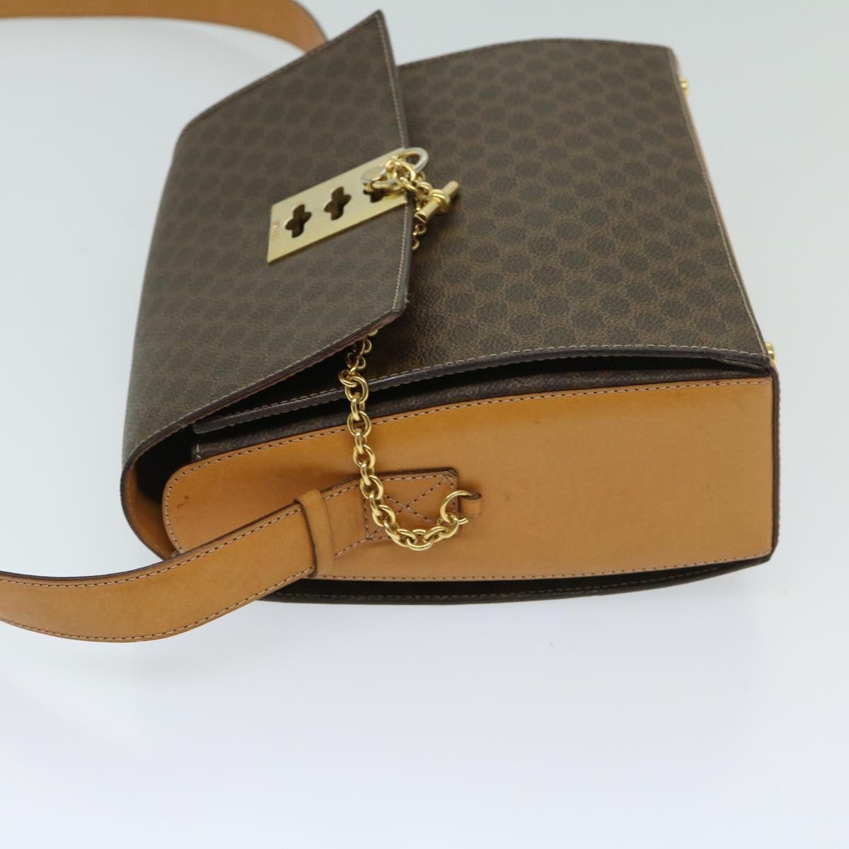 Celine CELINE Macadam Canvas Shoulder Bag Pvc Brown Size ONE SIZE - 5 Thumbnail