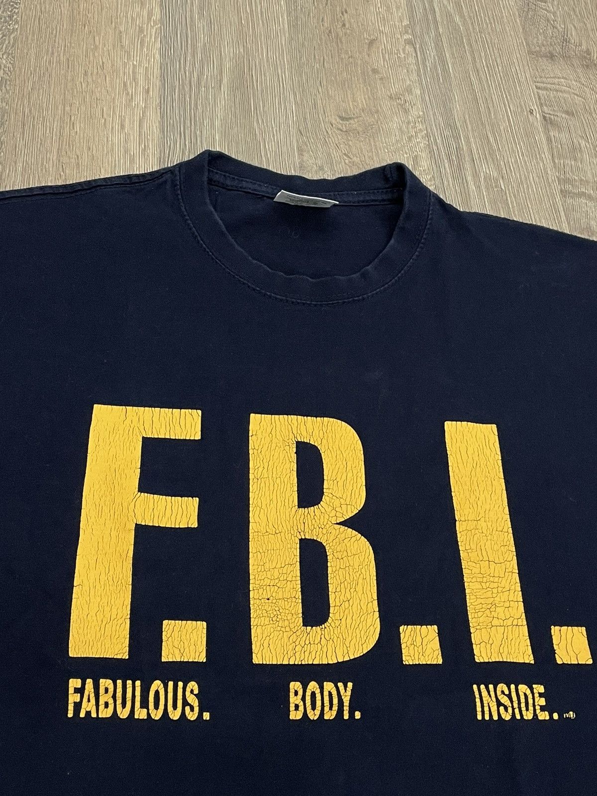 Other VTG Y2K Funnt FBI Fabulous Body Inside Big Logo Tee Shirt Size US M / EU 48-50 / 2 - 5 Thumbnail