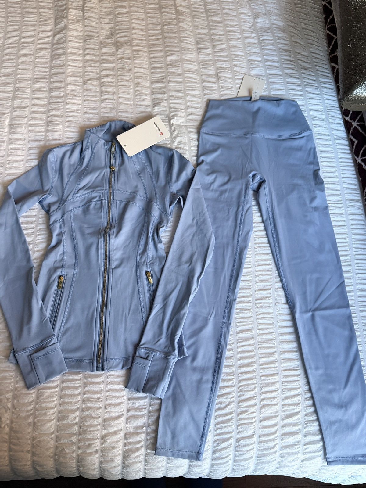 Lululemon Cropped Blue Lululemon Set Size:2 Size XS / US 0-2 / IT 36-38 - 7 Thumbnail