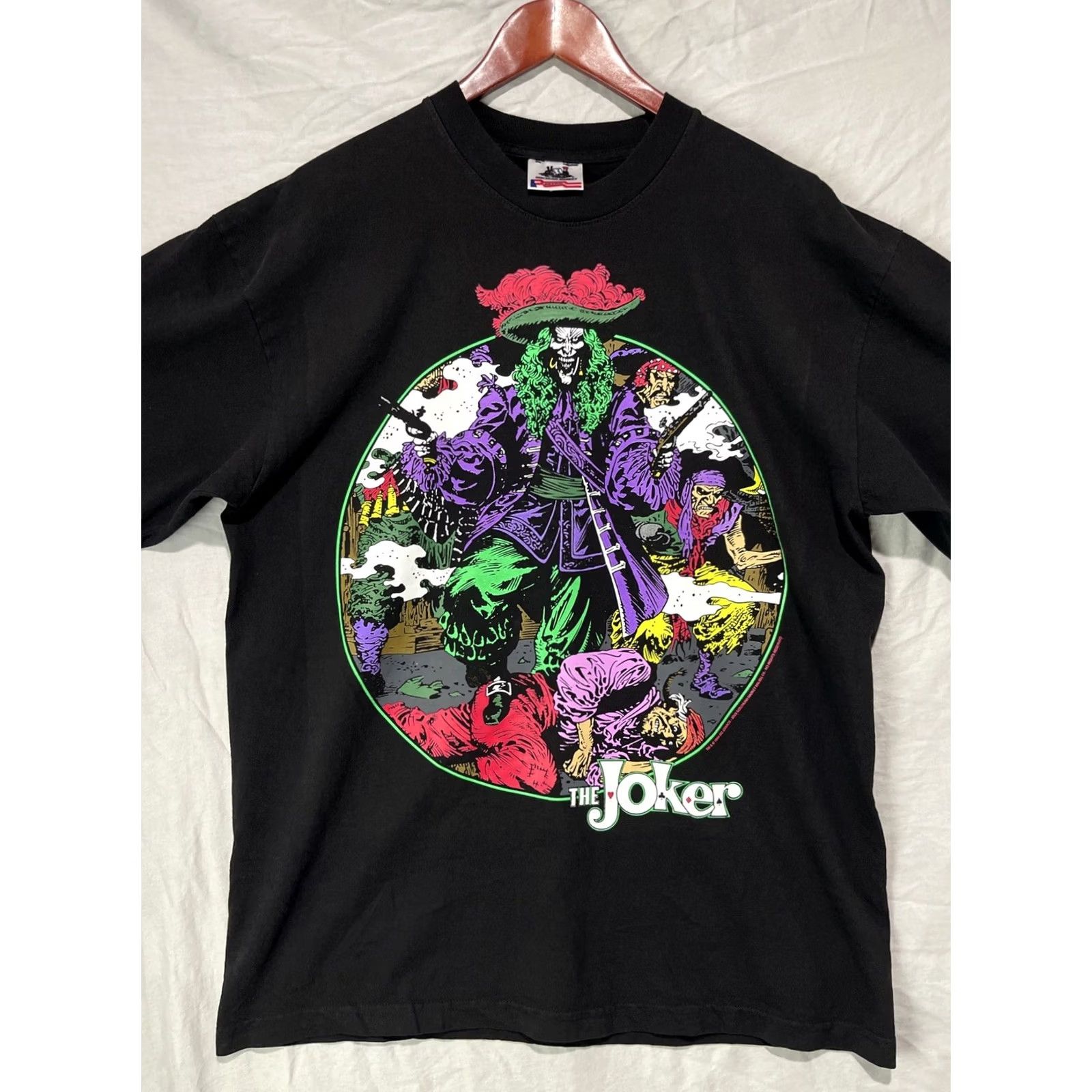 Market Pirate Joker Shirt Mens Large Black Szechuan Market Streetwear DC Boot Pullover Size US L / EU 52-54 / 3 - 2 Thumbnail