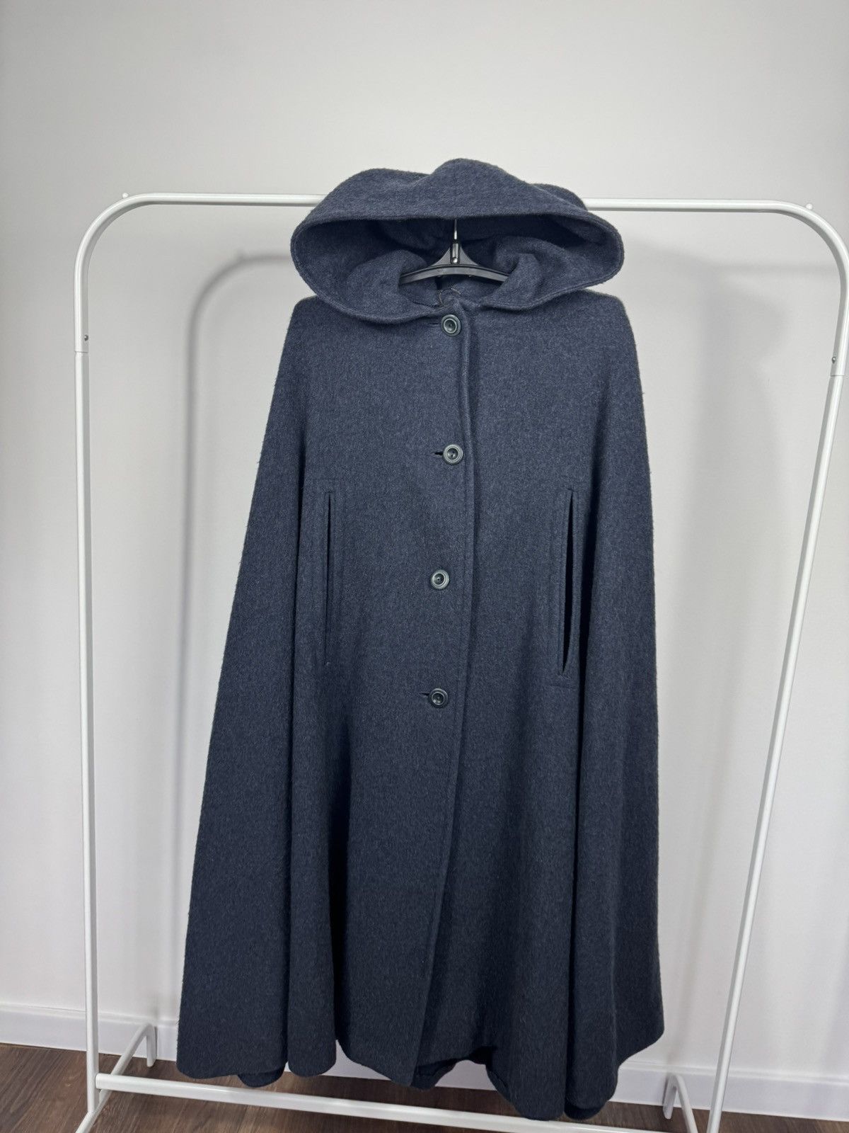 Other Vintage Raymond of London Hooded Wool Cape Cloak Poncho Size US L / EU 52-54 / 3 - 2 Thumbnail