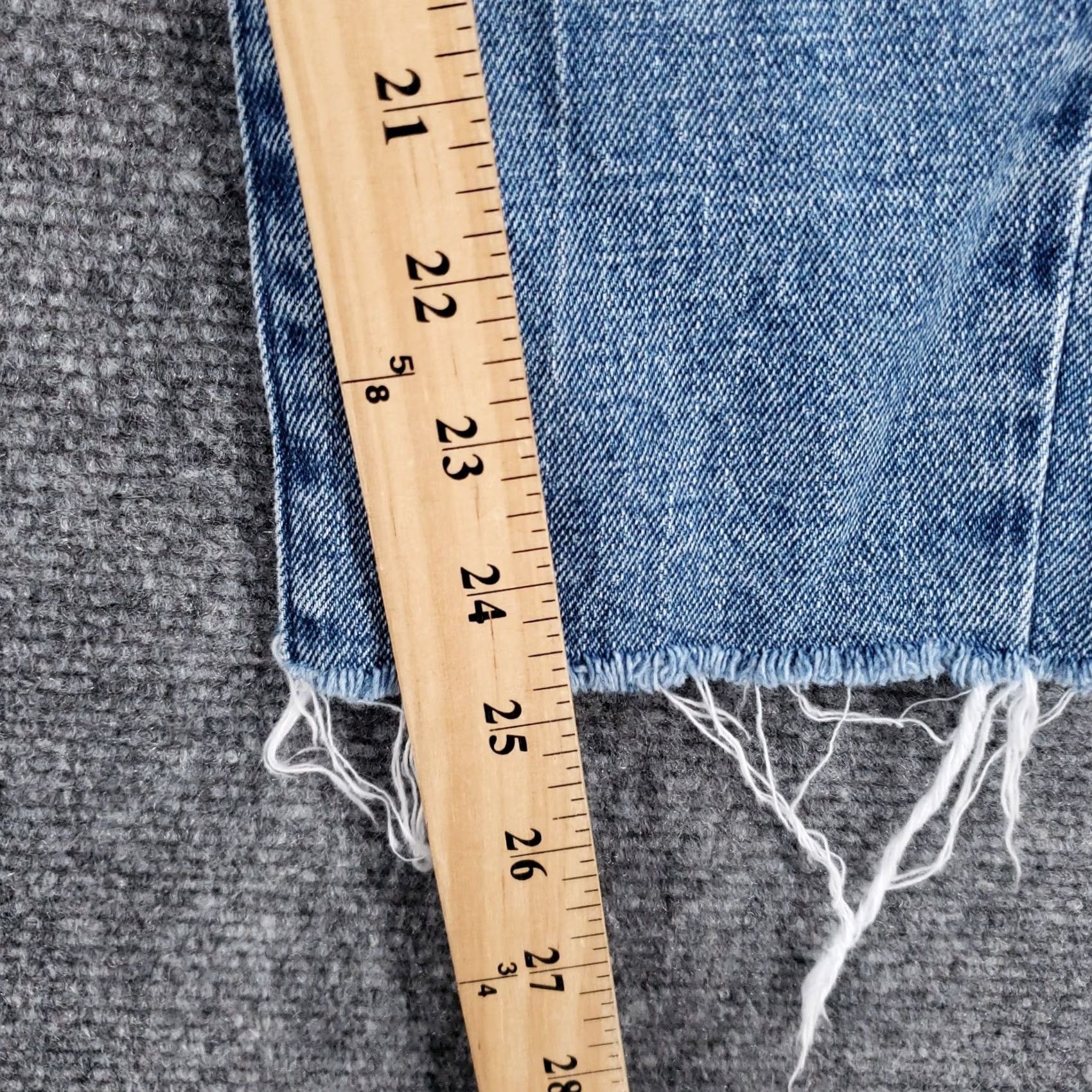 Pacsun PacSun Jeans Men 30x29 Blue Skinny Straight Leg Medium Wash Denim Zip Fly Ripped Size US 29 - 4 Thumbnail