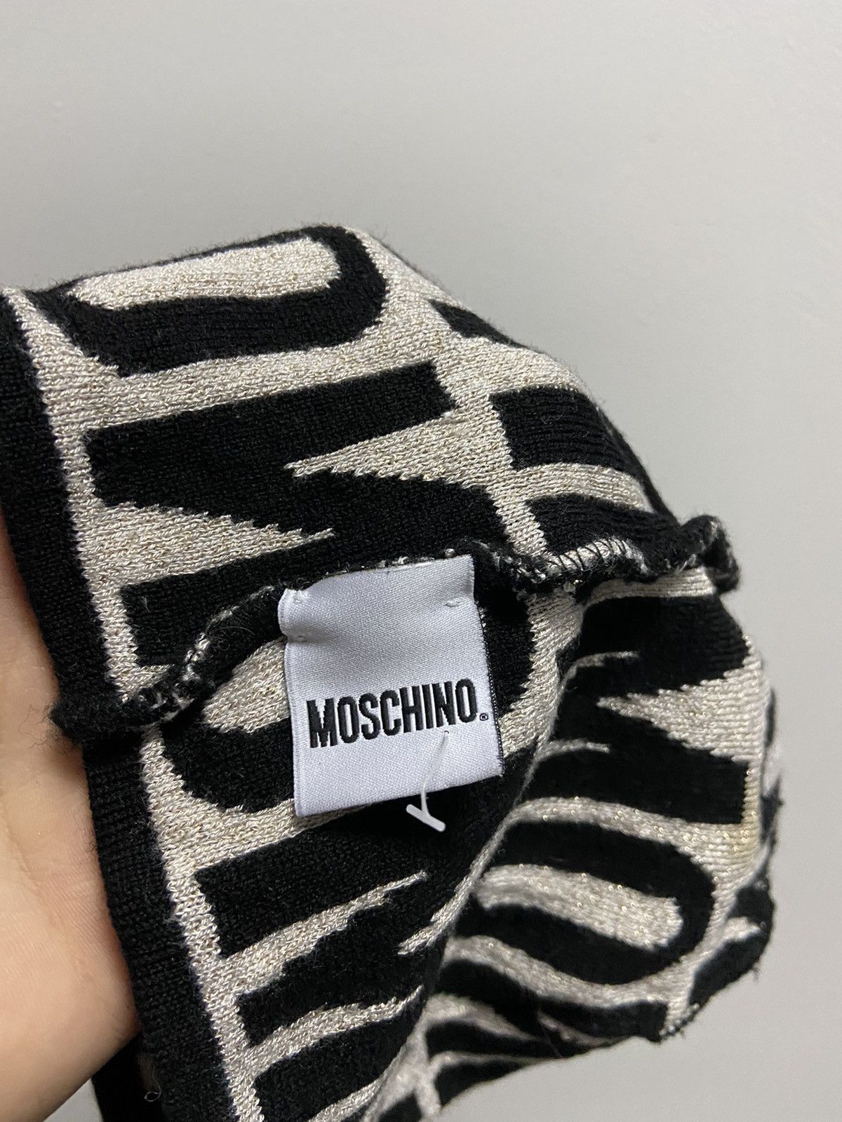 Moschino × Vintage Moschino hat monogram logo overprint vintage Size ONE SIZE - 6 Thumbnail
