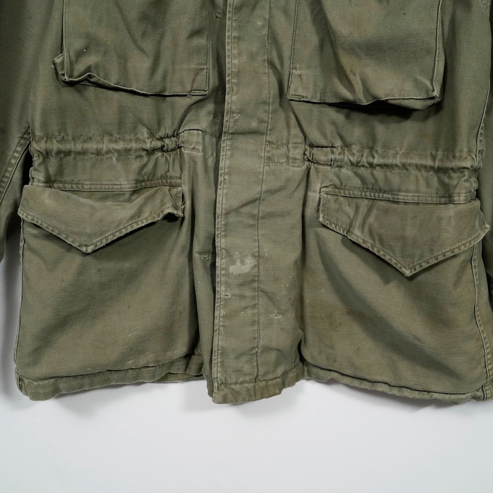Vintage VTG WWII US Army M-43 Field Jacket OG-107 Stencil Distressed Size US M / EU 48-50 / 2 - 14 Thumbnail