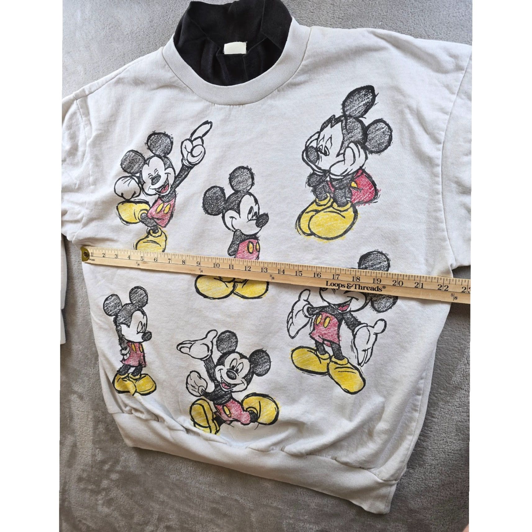 Mickey Unlimited VINTAGE Mickey Unlimited Sweatshirt Womens L Mickey Mouse Graphic Print White 90s Casual Mens Womens Boys Girls Size L / US 10 / IT 46 - 7 Thumbnail