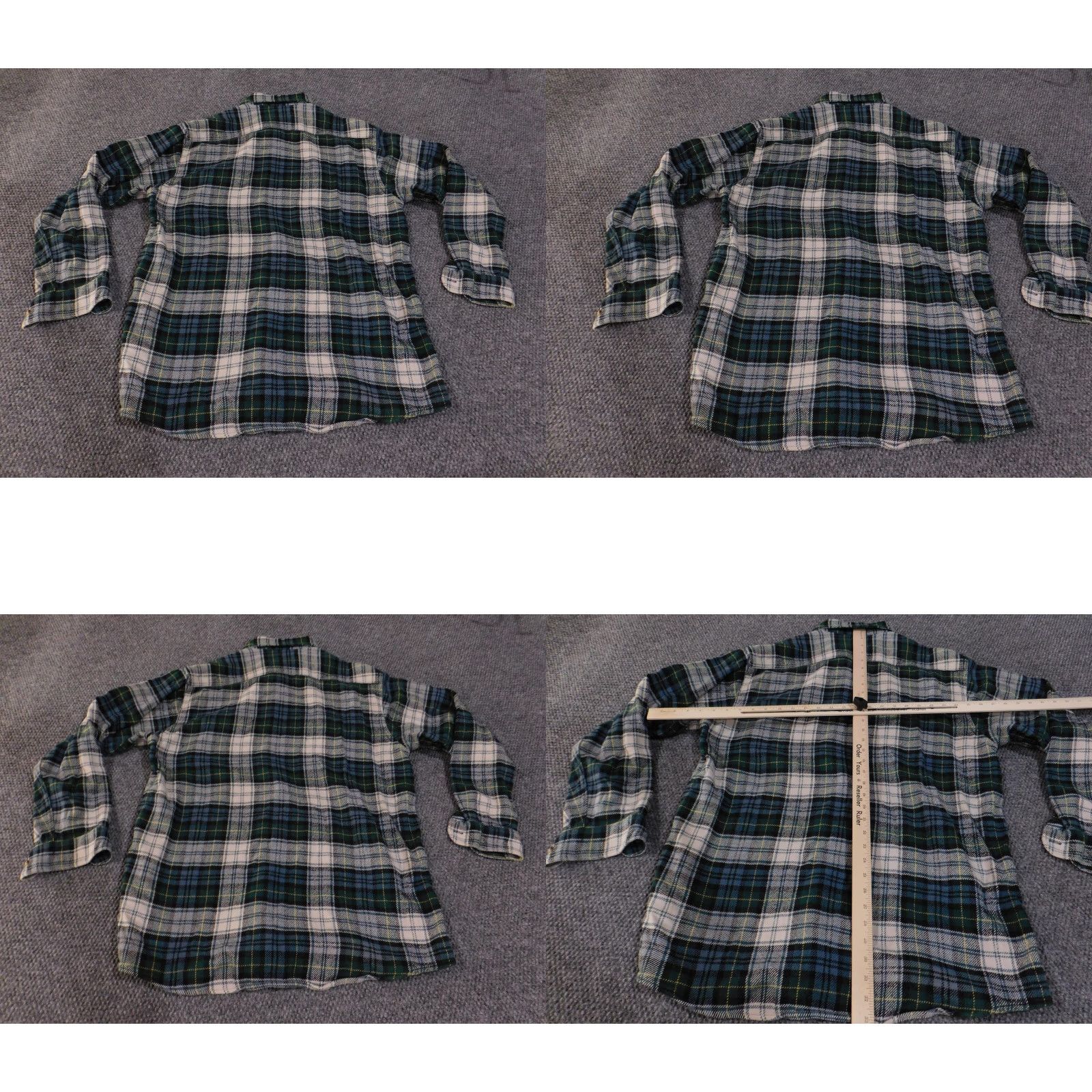 Vintage VINTAGE Five Brother Shirt Mens XL-T Green Plaid Flannel Workwear Long Sleeve Size US XL / EU 56 / 4 - 8 Thumbnail