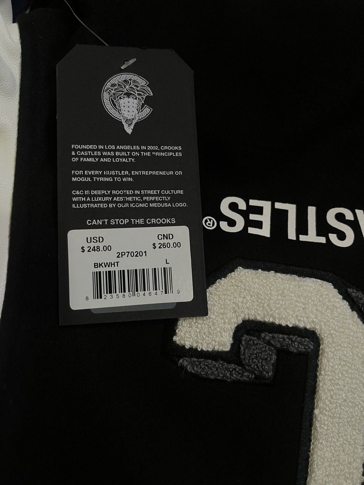 Crooks & Castles Crooks & Castles Letterman Varsity Jacket Men’s Msrp $250 Size US L / EU 52-54 / 3 - 3 Thumbnail