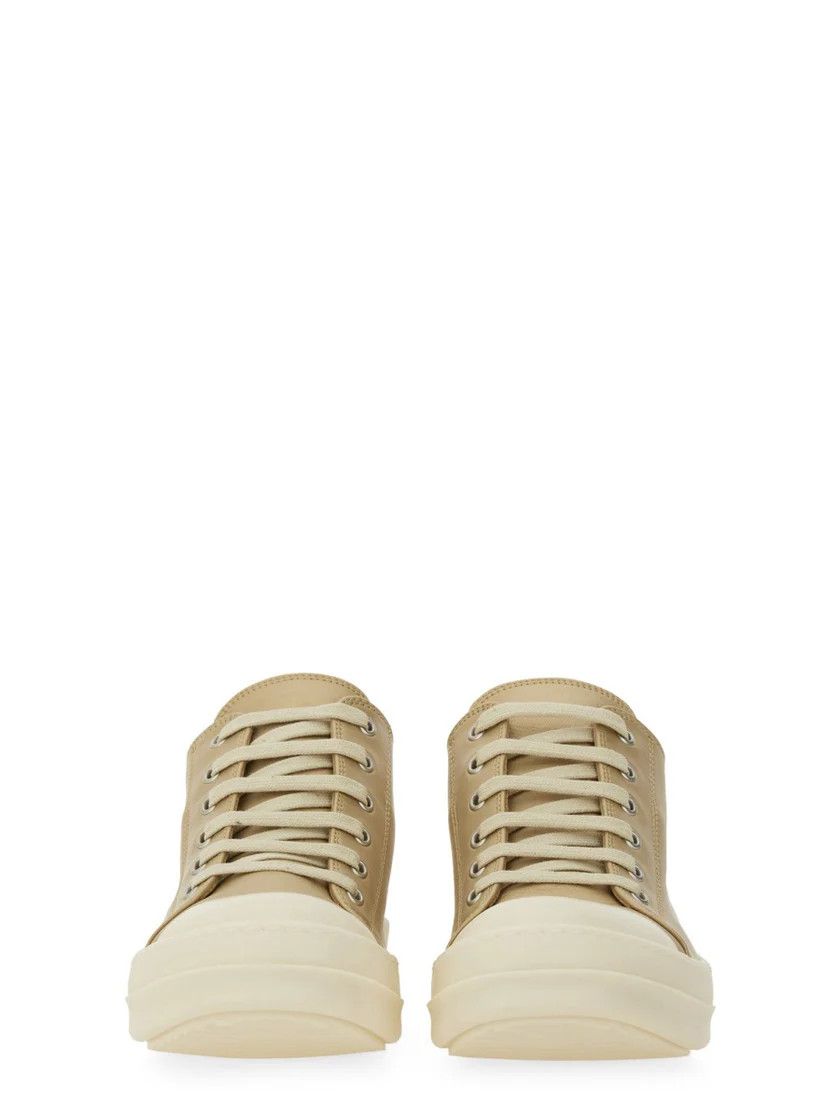 Rick Owens o1mle0226 Hollywood Leather Low Sneakers in Neutrals Size US 8 / EU 41 - 4 Thumbnail