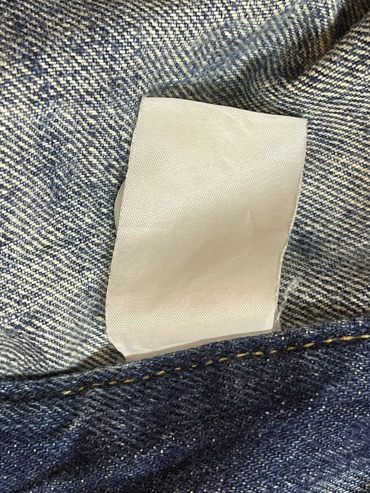 14th Addiction Vintage Japanese Genoese Faded Wash Style Loose Jeans Size US 32 / EU 48 - 12 Thumbnail