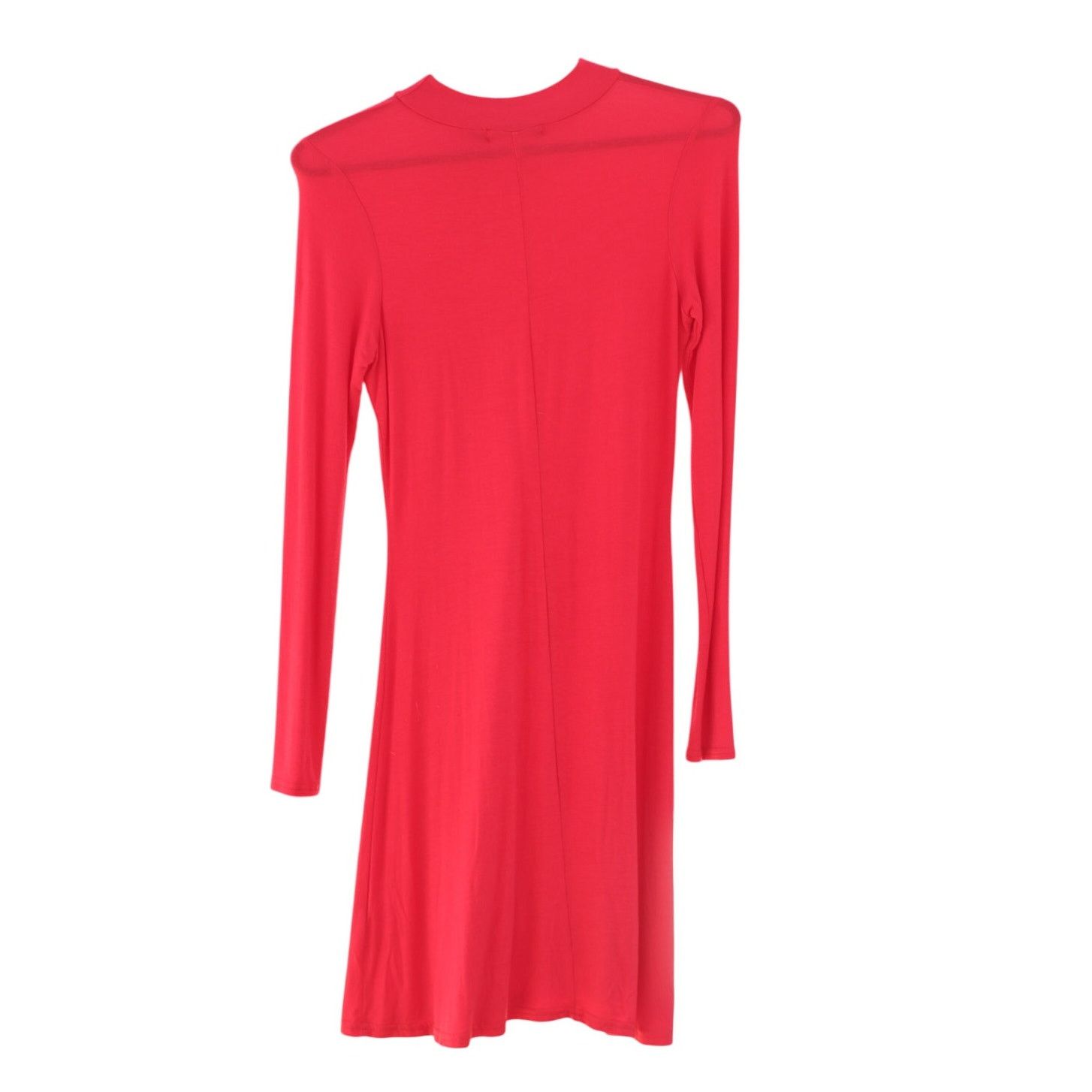 Nasty Gal Nasty Gal Red Long Sleeve dress - Size 4, Viscose Size S / US 4 / IT 40 - 2 Thumbnail