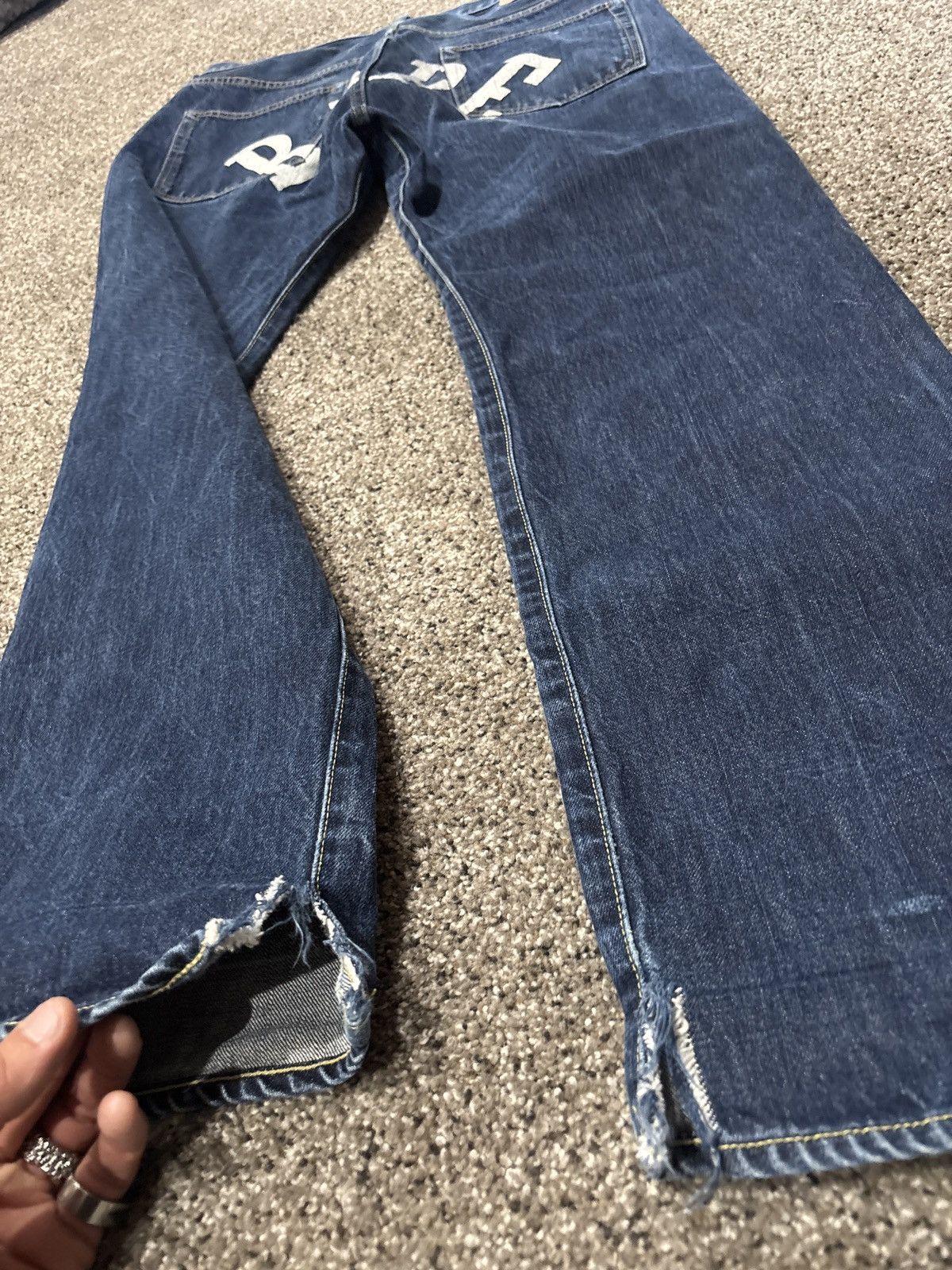 Bape 2007 bathing ape navy denim Size US 32 / EU 48 - 5 Thumbnail