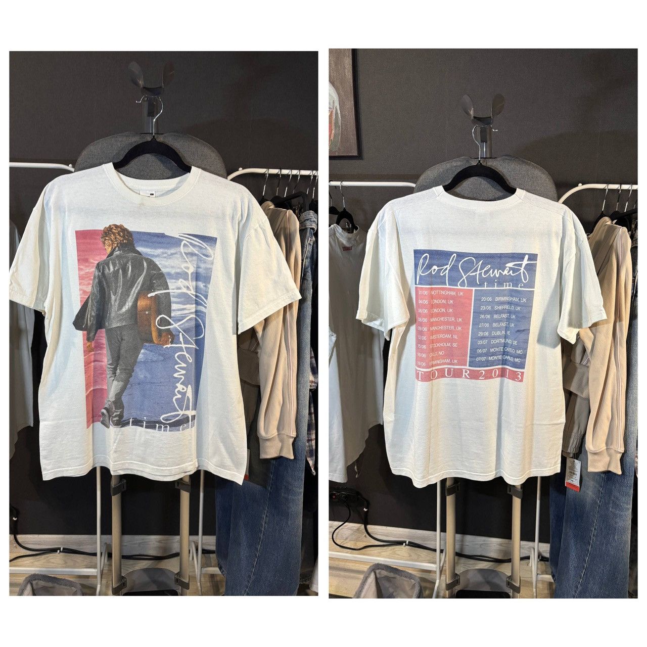 Band Tees Rod Stewart 2013 Tour T-shirt Size:L Size US L / EU 52-54 / 3 - 1 Thumbnail