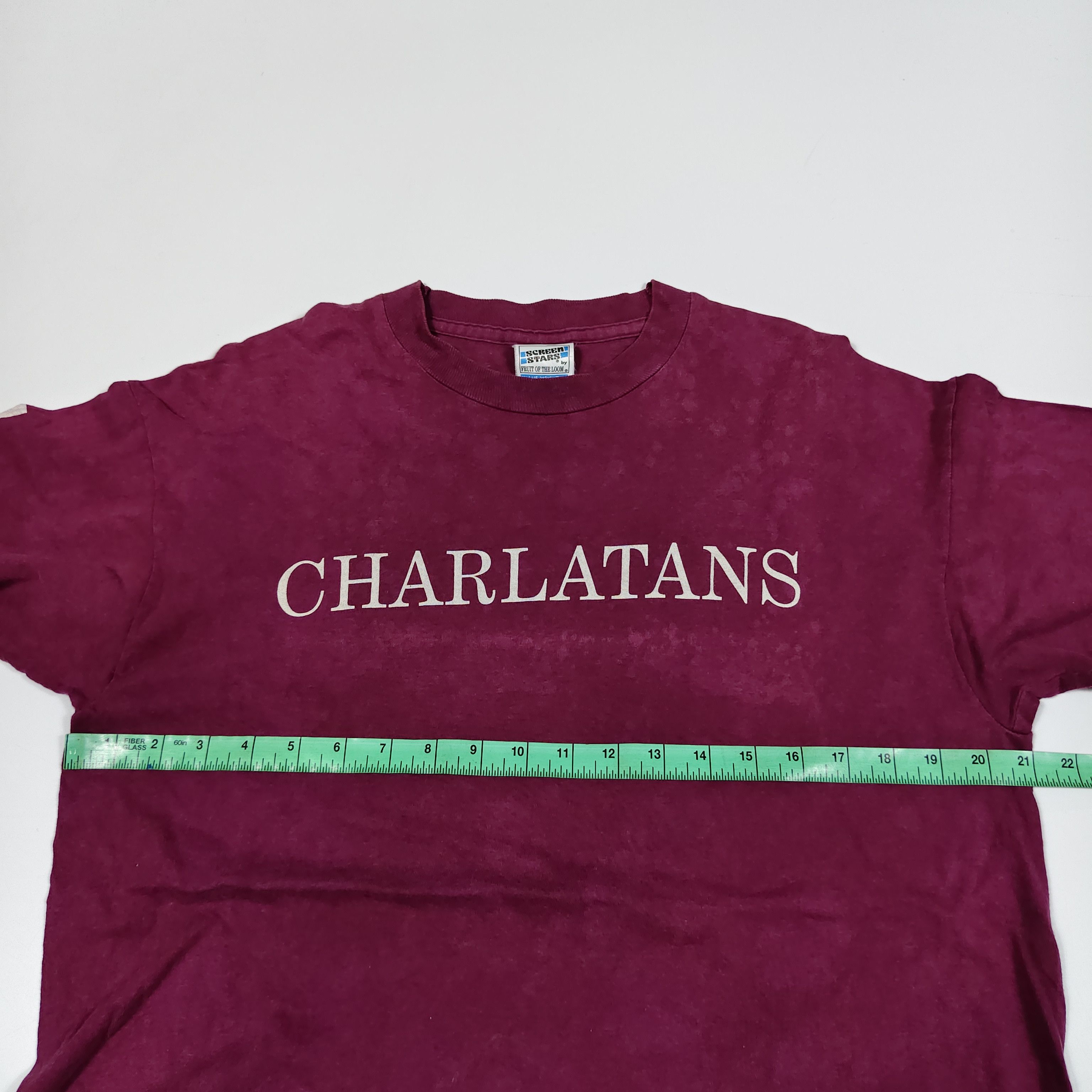 Band Tees 95 The Charlatans UK "4" Self-Titled Album #F Size US L / EU 52-54 / 3 - 6 Thumbnail