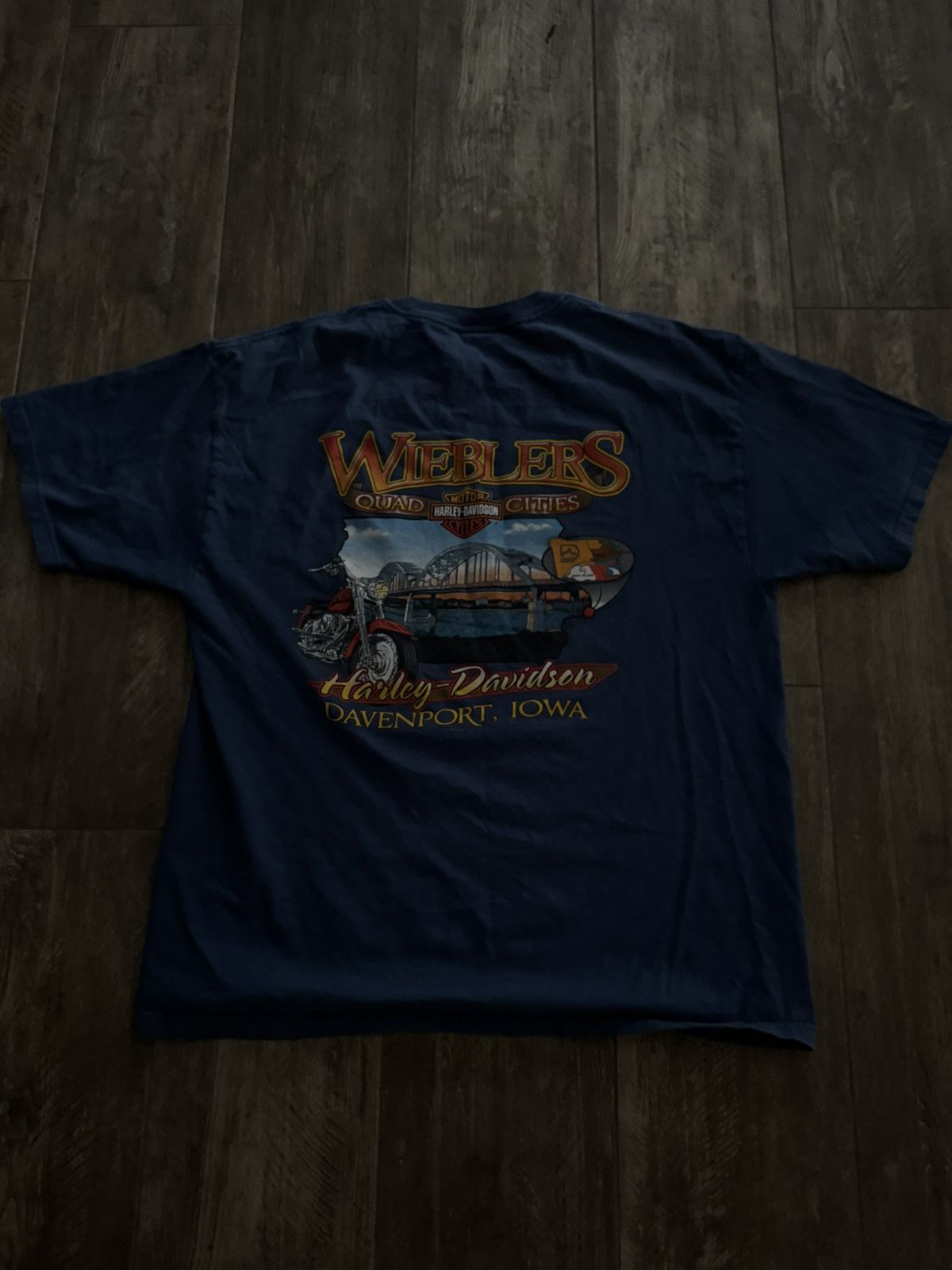 Harley Davidson × Vintage Vintage 2004 “Cities” Harley Davidson Shirt Size US XL / EU 56 / 4 - 4 Thumbnail