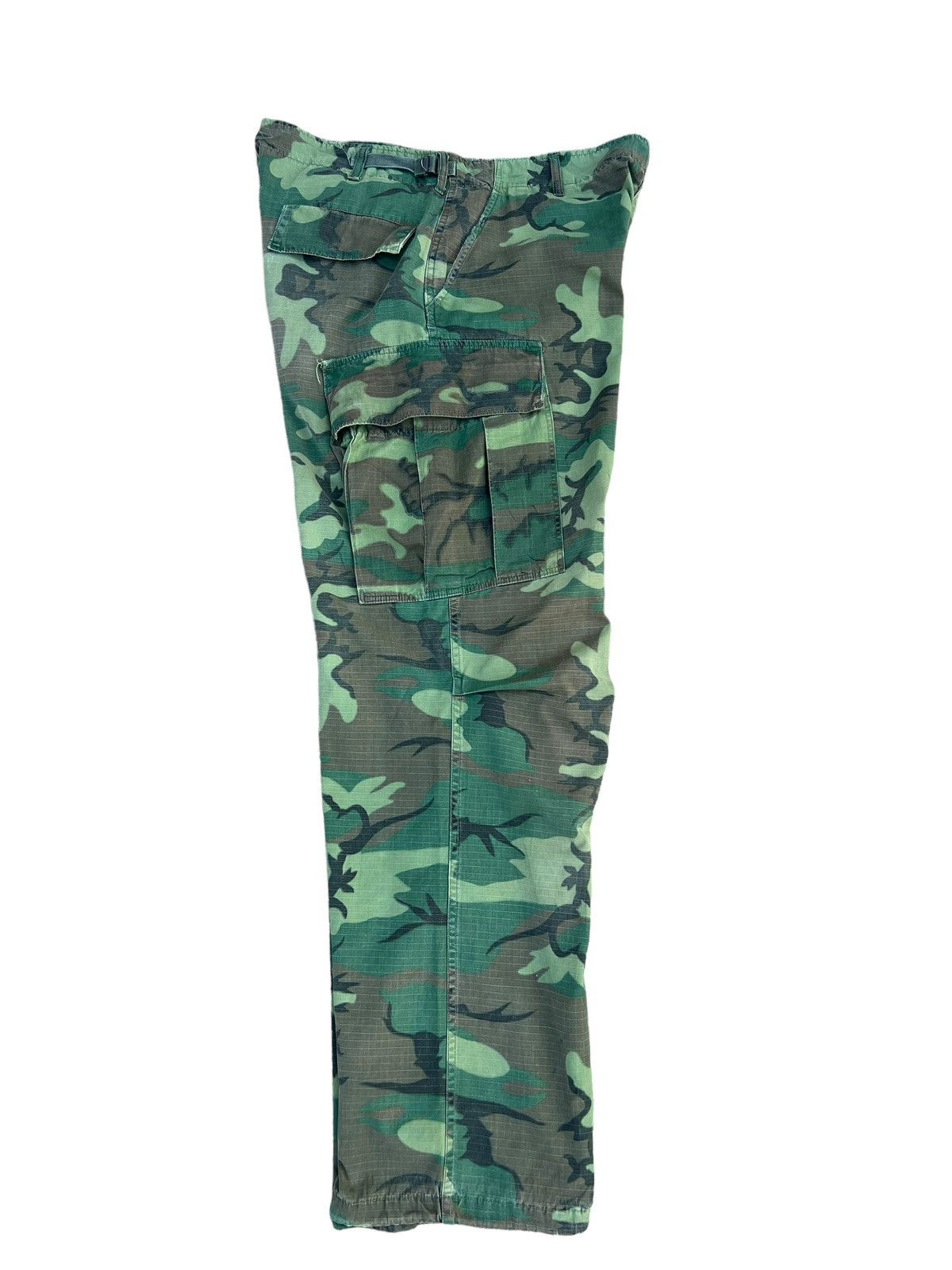 Vintage 60s 70s Nam War ERDL Camo Ripstop Poplin Trouser Pant Size US 32 / EU 48 - 20 Thumbnail