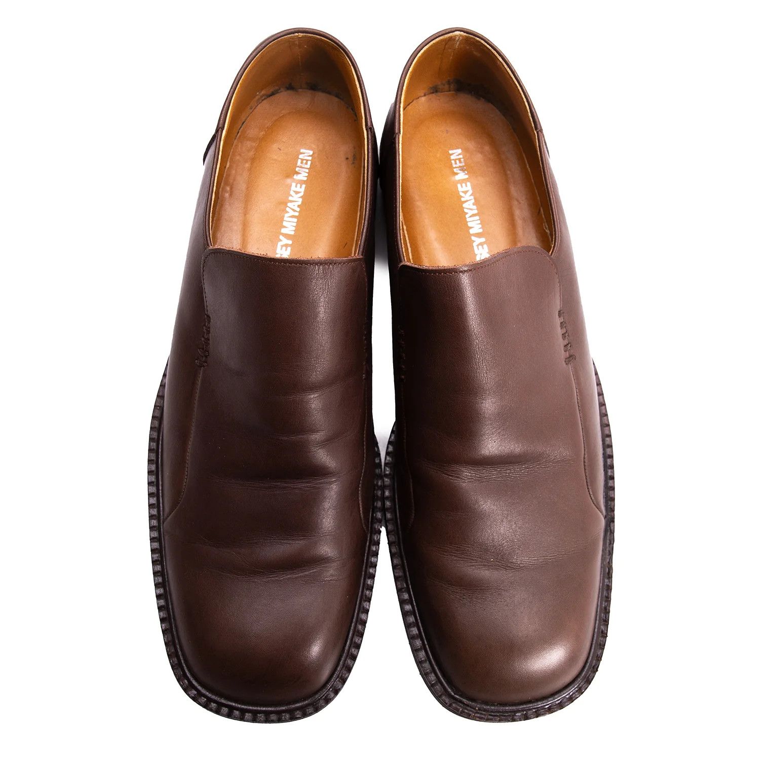 Issey Miyake Leather Slip-On Shoes in Brown Size 25 Size US 7 / EU 40 - 2 Thumbnail