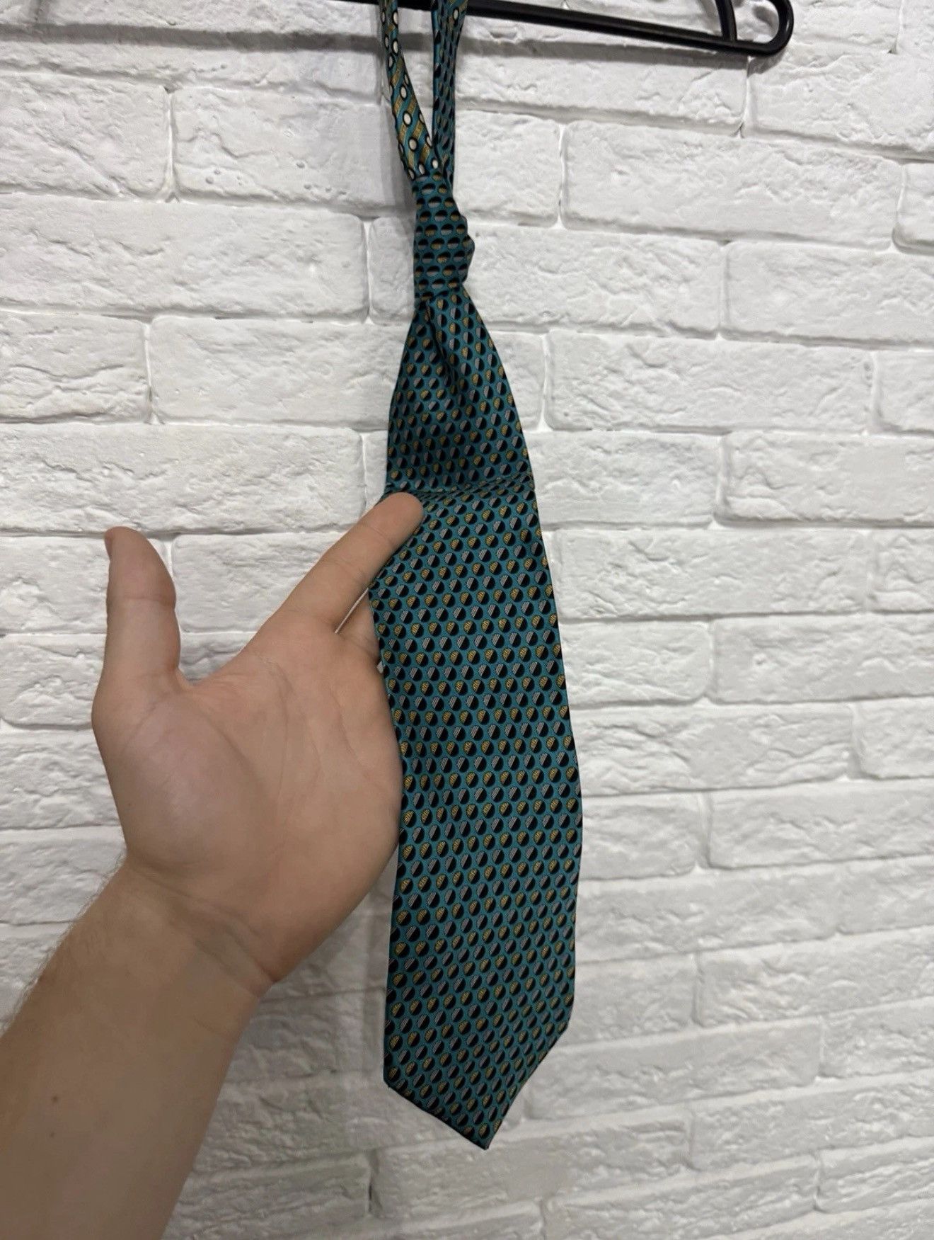 Versace Vintage 80`s Rare Gianni Versace Medusa Silk Tie One Size Size ONE SIZE - 1 Thumbnail