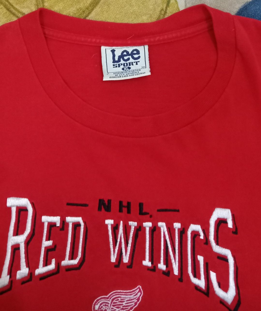 NHL × Red Wing × Vintage Vintage y2K NHL Detroit Red Wings T-shirt Size US XL / EU 56 / 4 - 10 Thumbnail