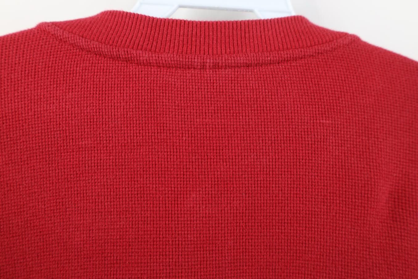 L.L. Bean Vintage 90s Y2K LL Bean Waffle Long Sleeve Henley T-Shirt Size US L / EU 52-54 / 3 - 12 Thumbnail