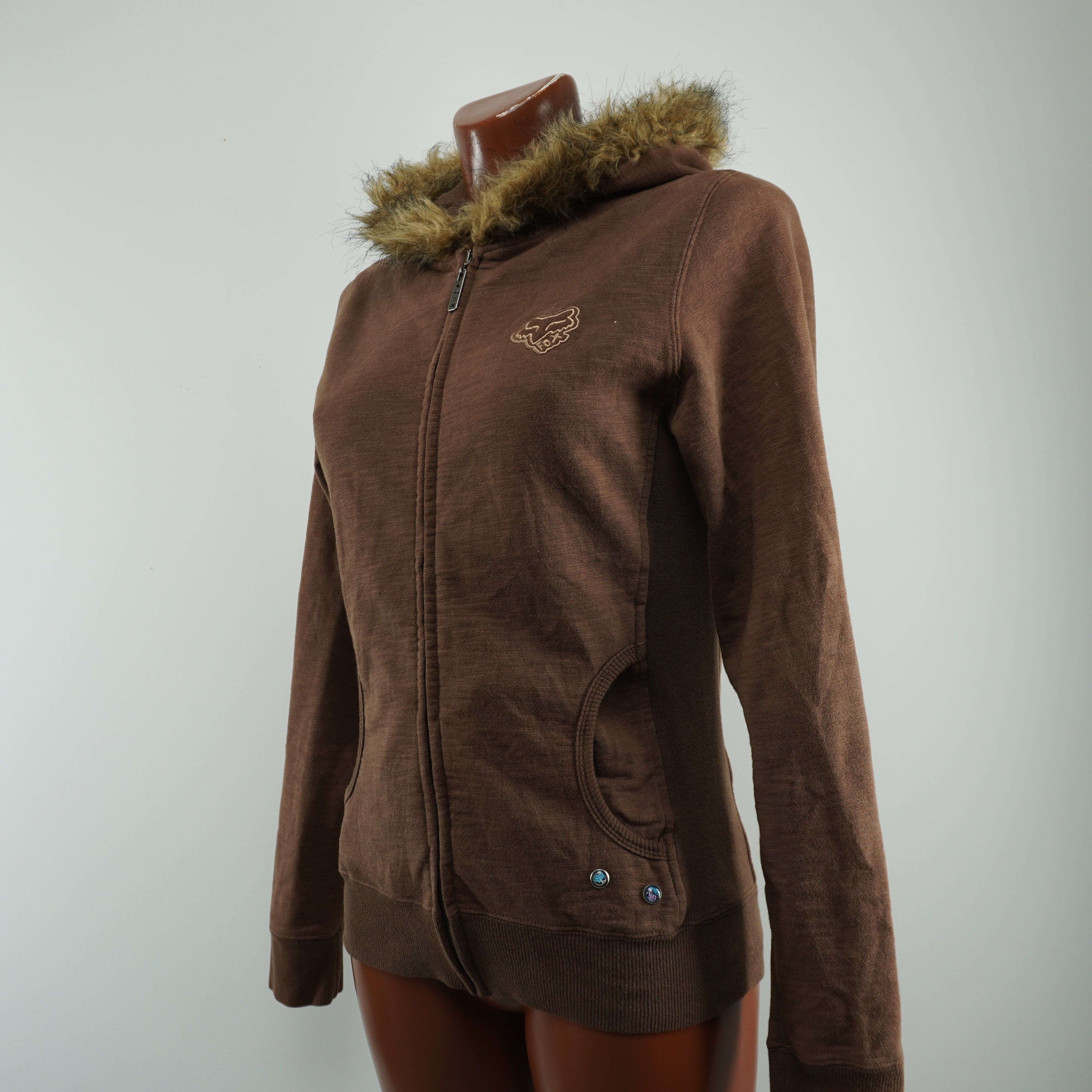 Fox Racing Fox Women's Brown Hoodie Size L / US 10 / IT 46 - 4 Thumbnail