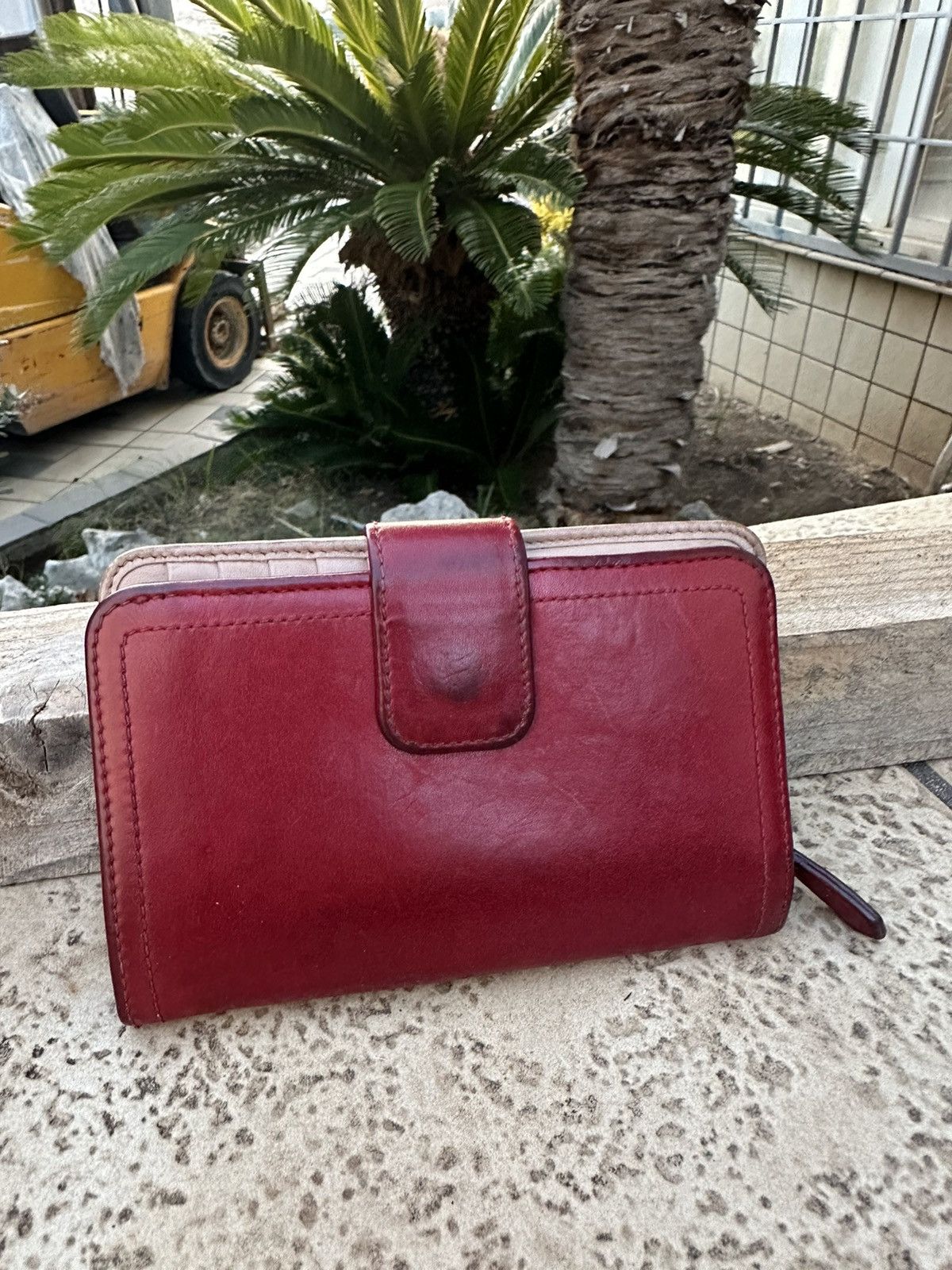 Prada Prada Wallet Leather Cherry Size ONE SIZE - 3 Thumbnail