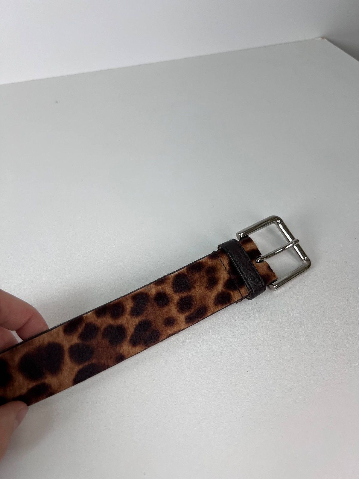 Dolce & Gabbana Dolce Gabbana Leopard leather belt woman Size ONE SIZE - 11 Thumbnail