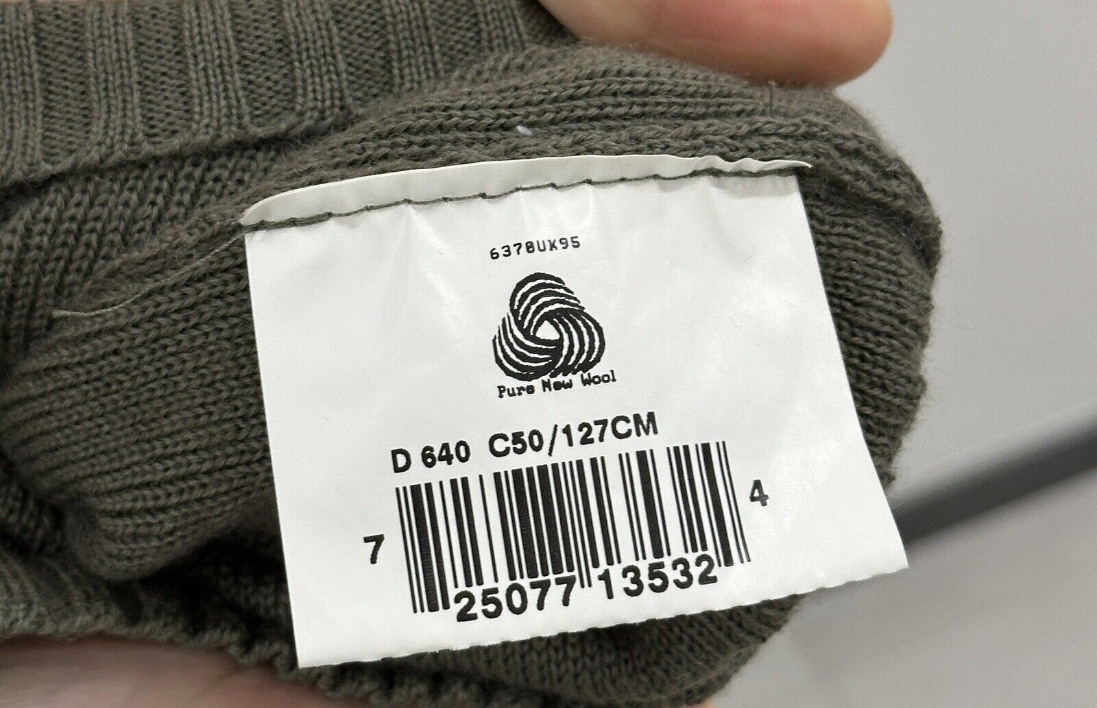 Barbour Vintage Barbour Men Knit Sweater Green Sz C50/127cm Crew Size US XXL / EU 58 / 5 - 12 Thumbnail