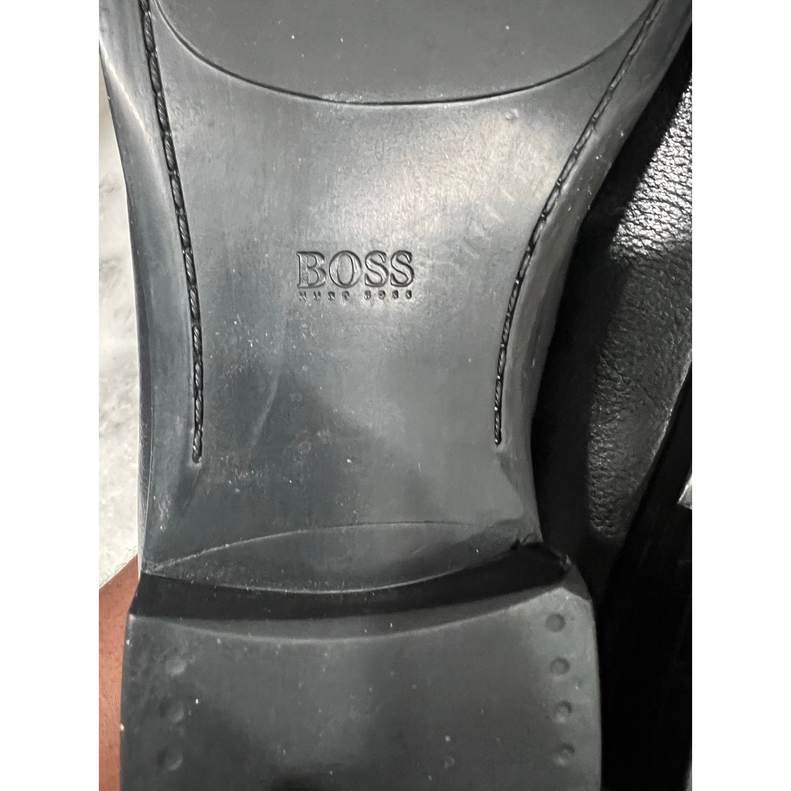 Hugo Boss Hugo Boss Brown Leather Horse Bit Loafers Men’s Size 11 Size US 11 / EU 44 - 4 Thumbnail