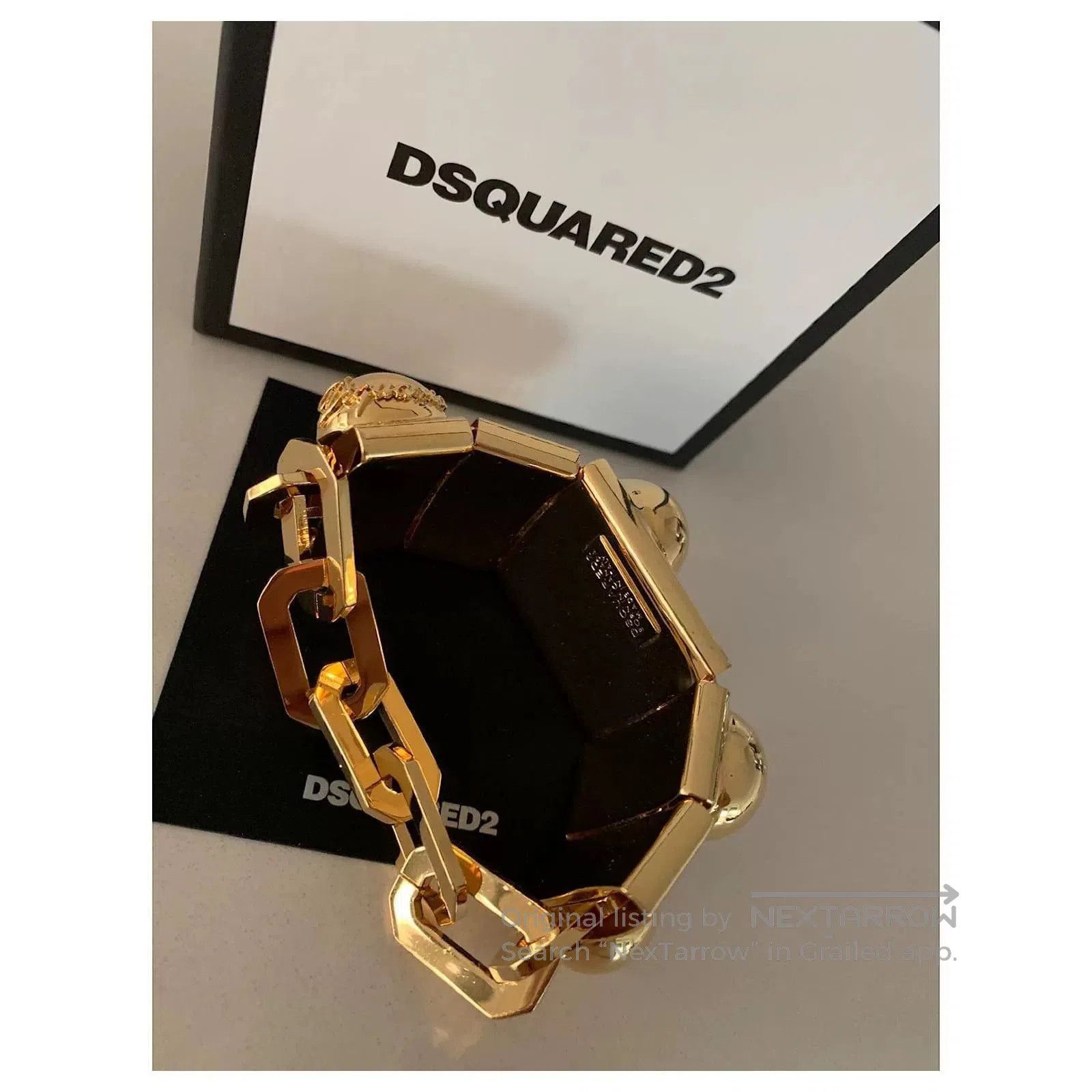 Dsquared2 Dsquared2 Heavy Metal Chain Bracelet. Size ONE SIZE - 3 Thumbnail