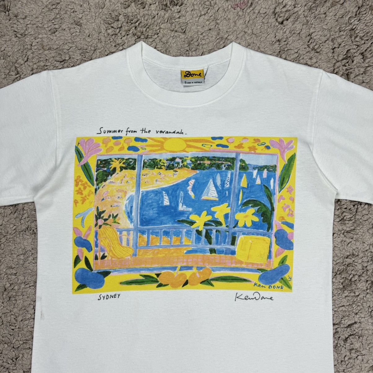 Vintage Vintage Art by Ken Done Sydney Graphic T-shirt Size US S / EU 44-46 / 1 - 5 Thumbnail