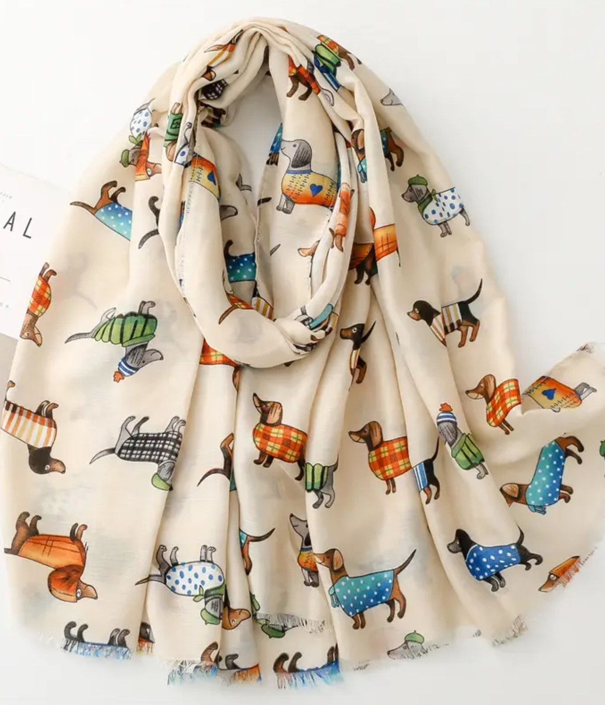 Japanese Brand × Vintage Warm Cotton Animal Women Scarf Size ONE SIZE - 1 Thumbnail