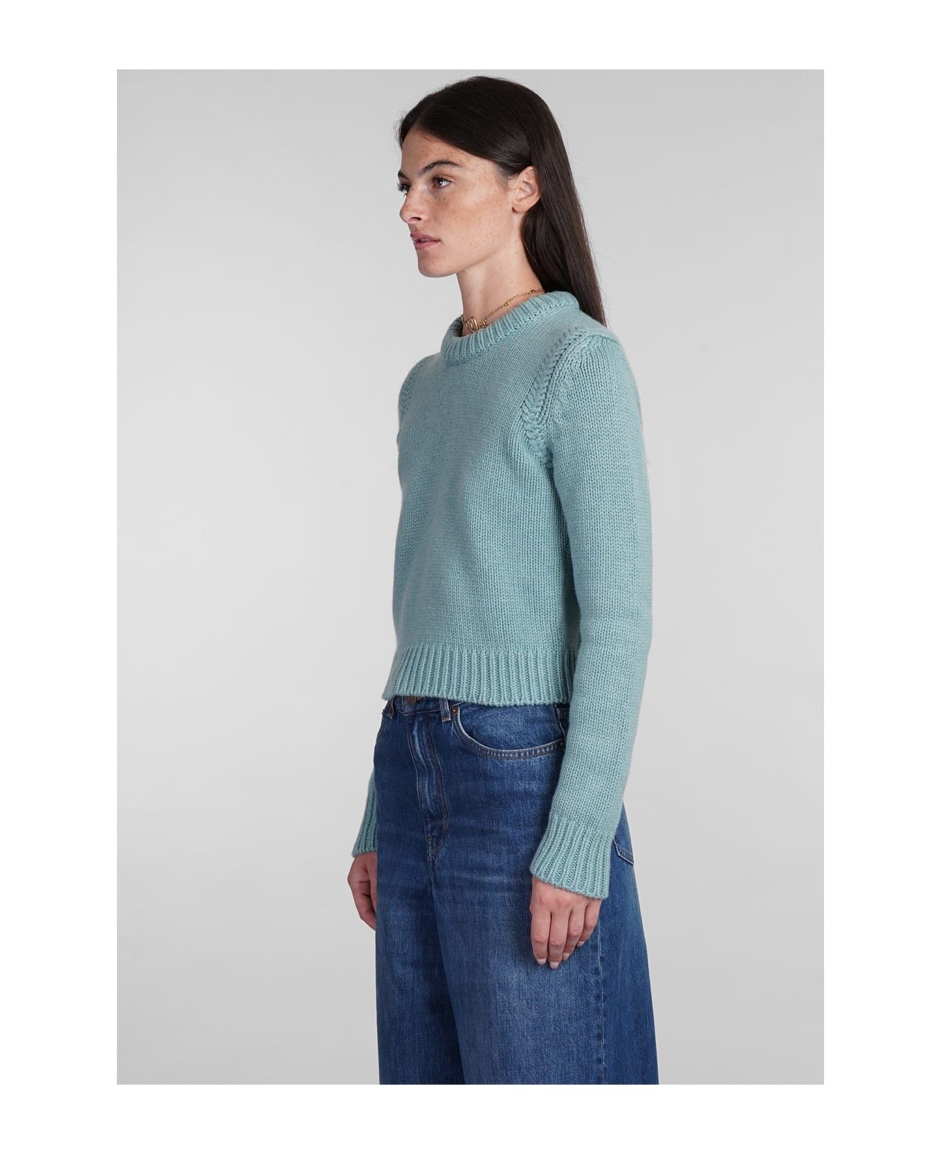 Chloe o1loc1c11025 Cropped Sweater in Aether Blue Size XS / US 0-2 / IT 36-38 - 4 Thumbnail