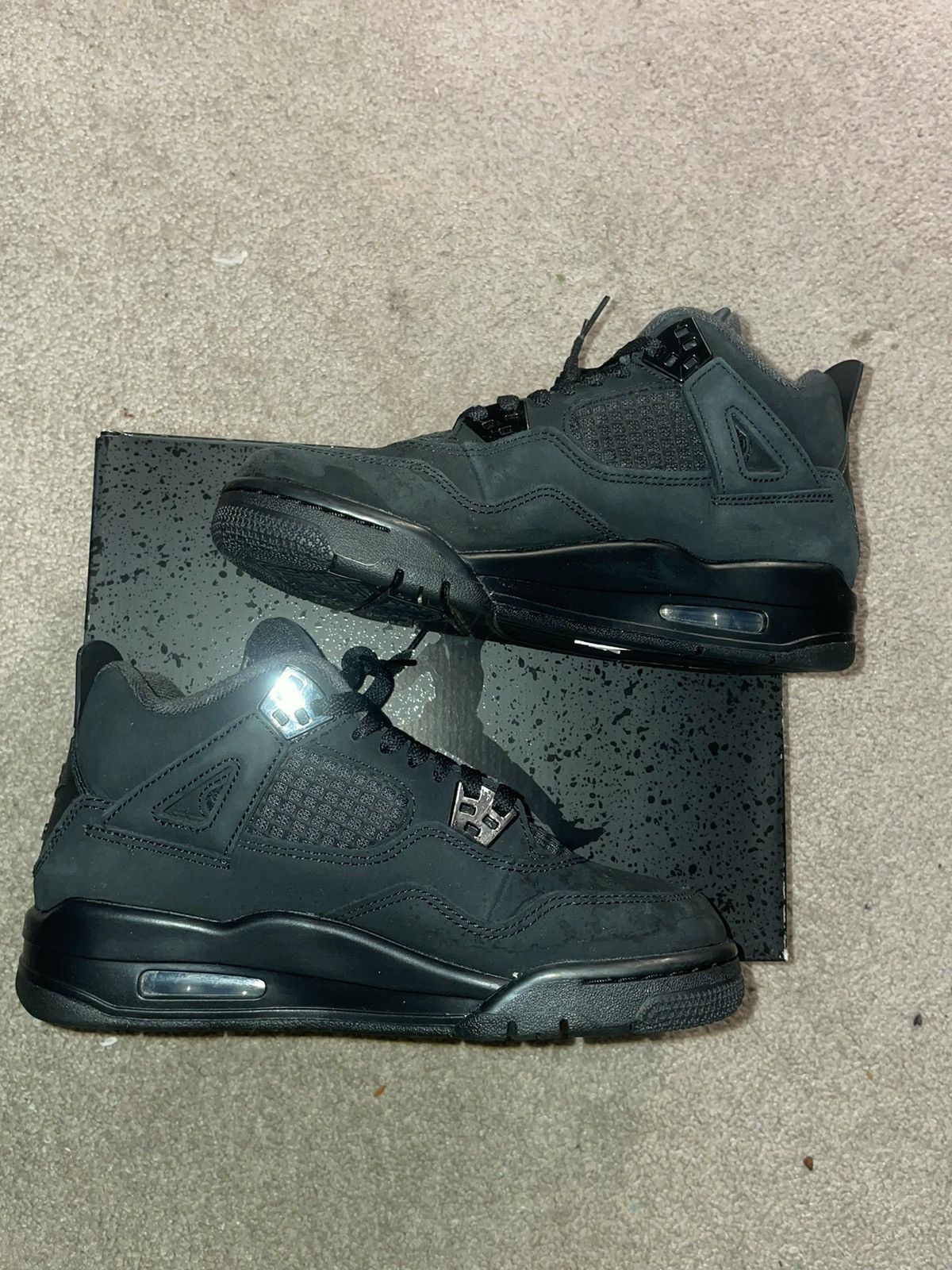 Jordan Brand Air Jordan 4 Black Cats Size US 6 / EU 39 - 1 Thumbnail