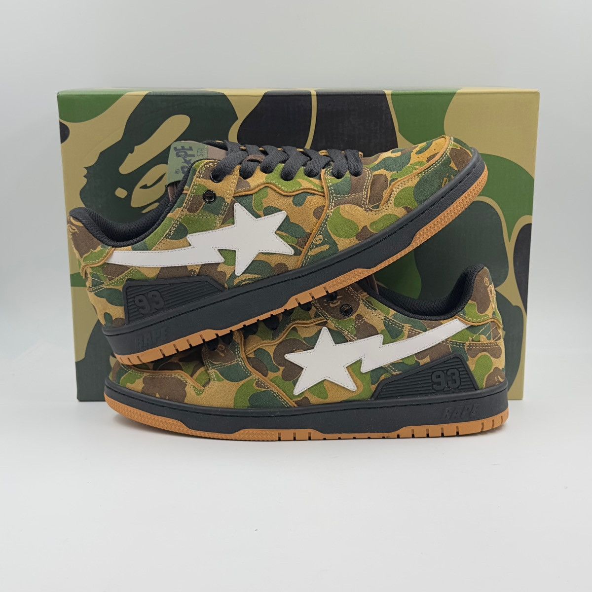 Bape A Bathing Ape Bape SK8STA ABC Camo Green 2022 Size US 9 / EU 42 - 2 Thumbnail