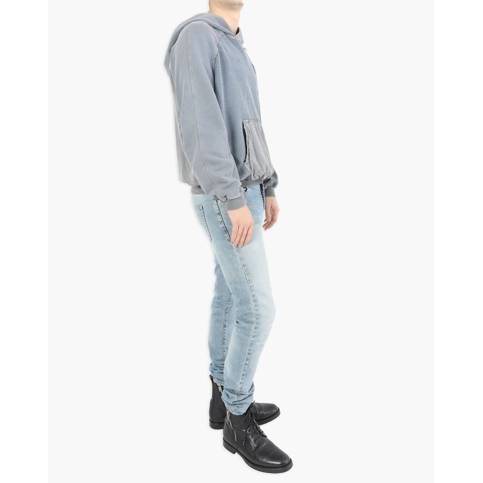 Haider Ackermann SS15 Oversized Inside Out Hoodie in Cotton & Viscose Size US XS / EU 42 / 0 - 5 Thumbnail