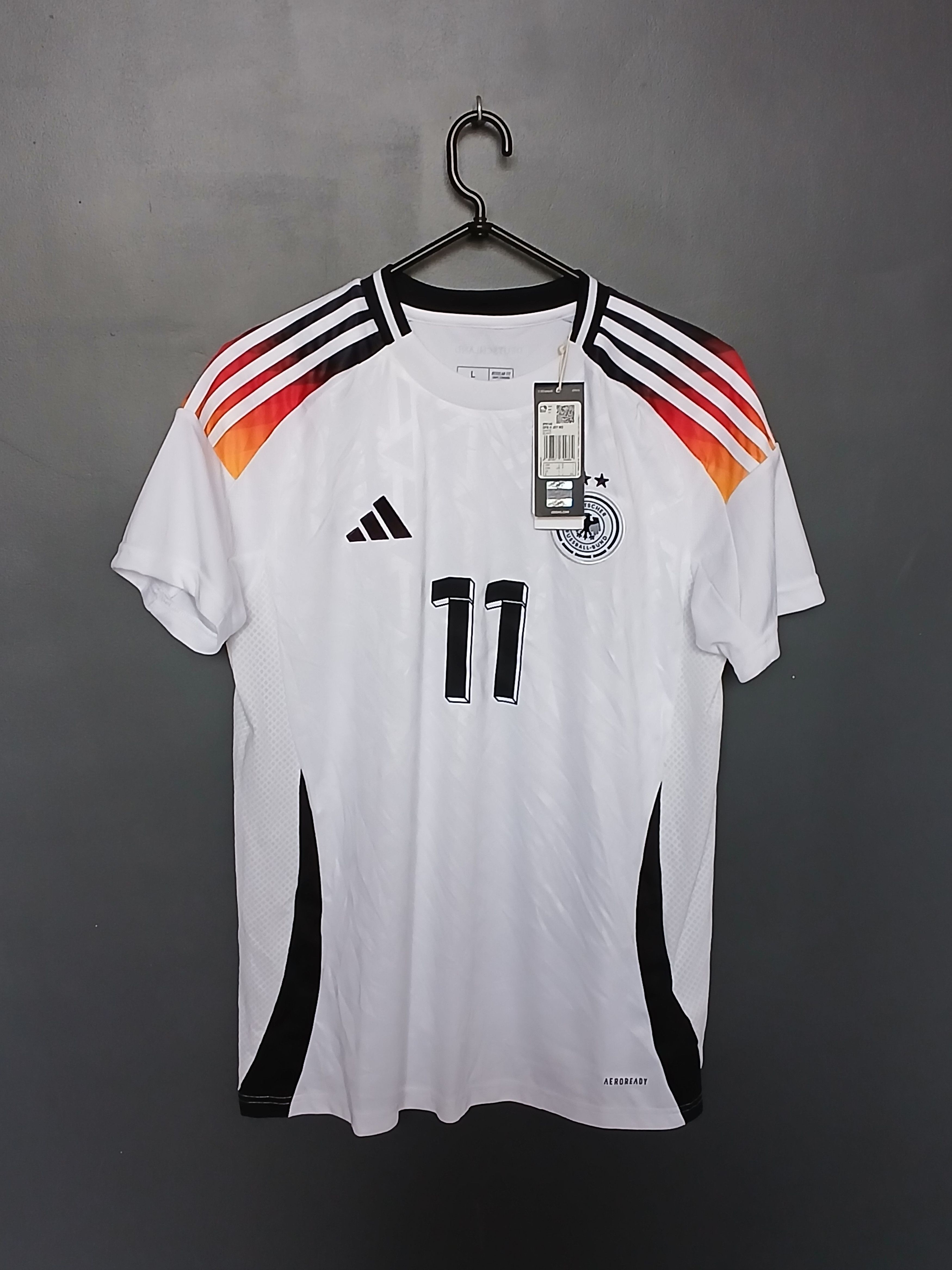 Adidas New Germany National Football Team 24/25 Home Jersey T-Shirt Size L / US 10 / IT 46 - 1 Thumbnail
