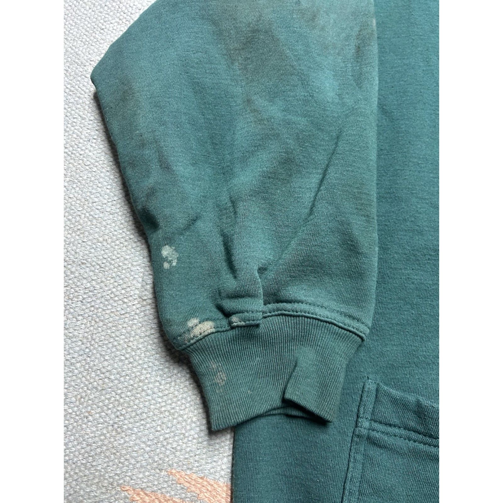 ESPIRIT VINTAGE Pro Spirit Sweatshirt Cardigan 90s Women Large Forest Green Shirt Size L / US 10 / IT 46 - 2 Thumbnail