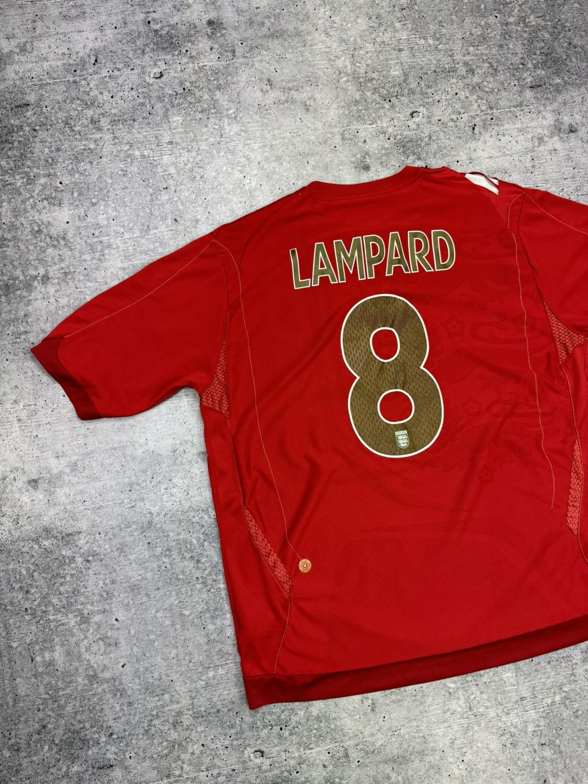 Umbro × Vintage Vintage Umbro 8 LAMPARD ENGLAND Official Soccer Jersey Shirt Size US XXL / EU 58 / 5 - 17 Thumbnail