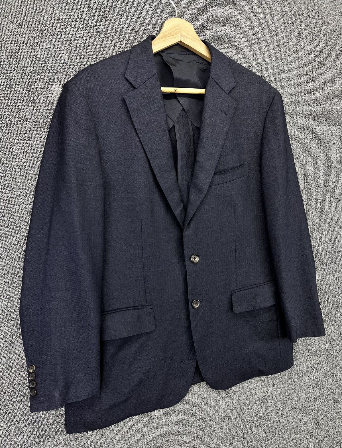 Burberry Vintage Burberry London Wool Blazers Coat Jacket Size US M / EU 48-50 / 2 - 2 Thumbnail