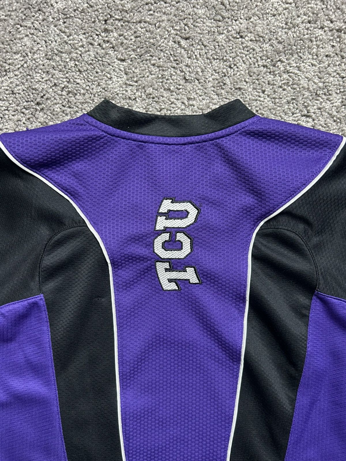 Nike × Vintage Vintage Y2K Nike Team TCU Center Swoosh Short Sleeve Jersey Size US M / EU 48-50 / 2 - 6 Thumbnail