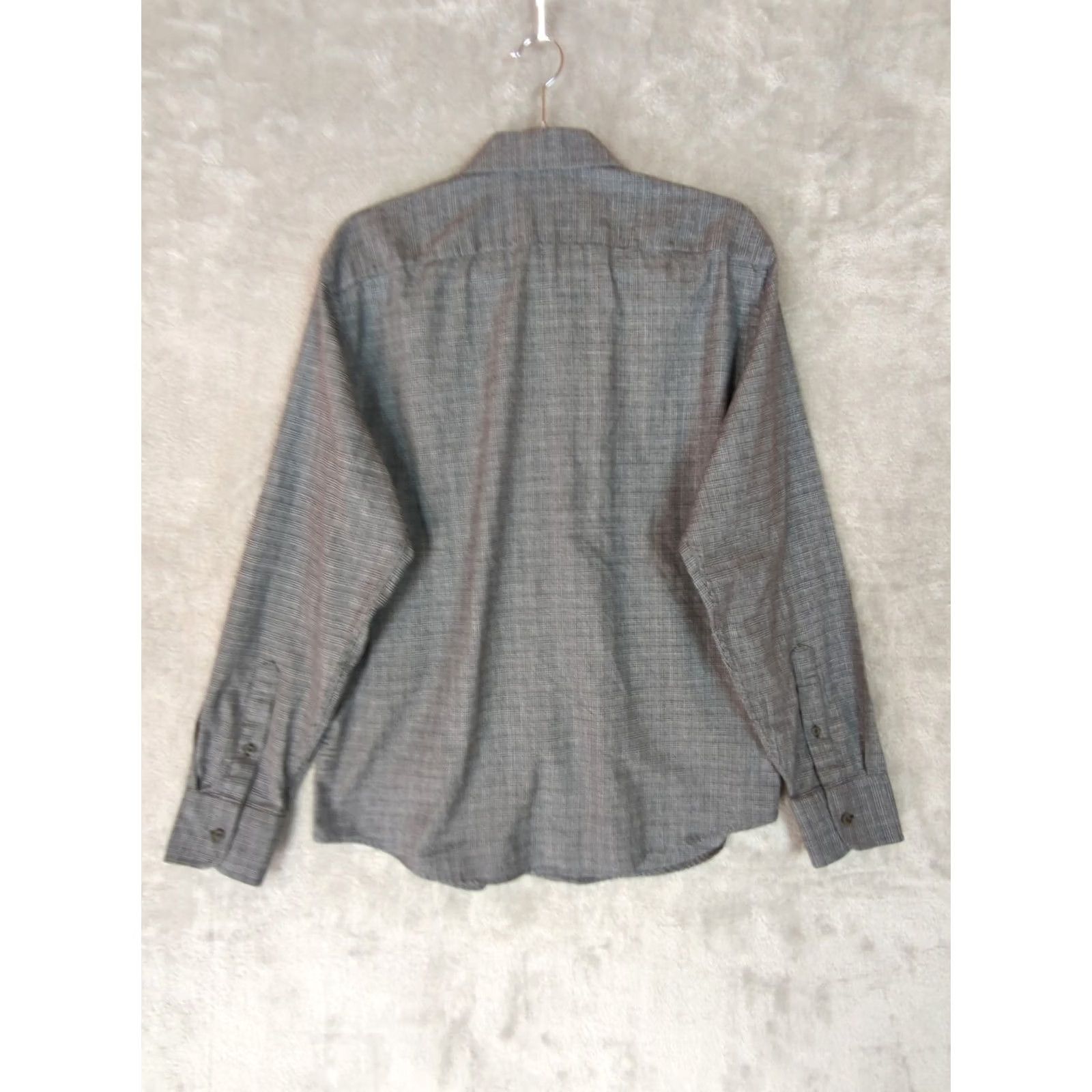 UNTUCKit UNTUCKit Casalferro mens shirt L lightweight Button Up Long Sleeve gray flannel Size US L / EU 52-54 / 3 - 2 Thumbnail