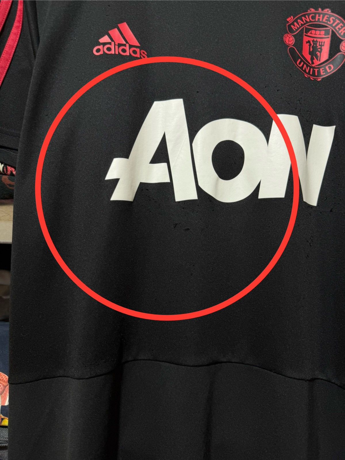 Adidas Adidas Manchester United 2018 2019 Training Soccer Jersey Size US M / EU 48-50 / 2 - 11 Thumbnail