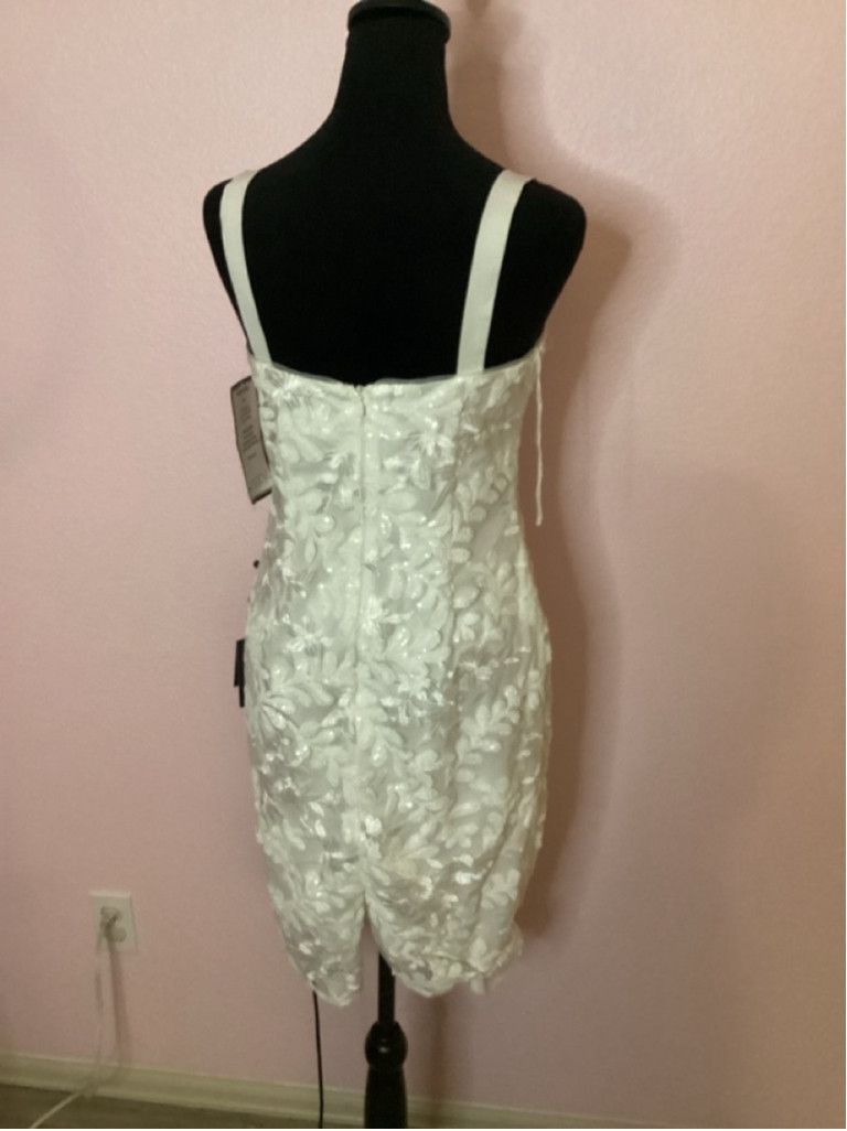 Adrianna Papell Women's Adrianna Papell White Dress Size 4 Size S / US 4 / IT 40 - 6 Thumbnail