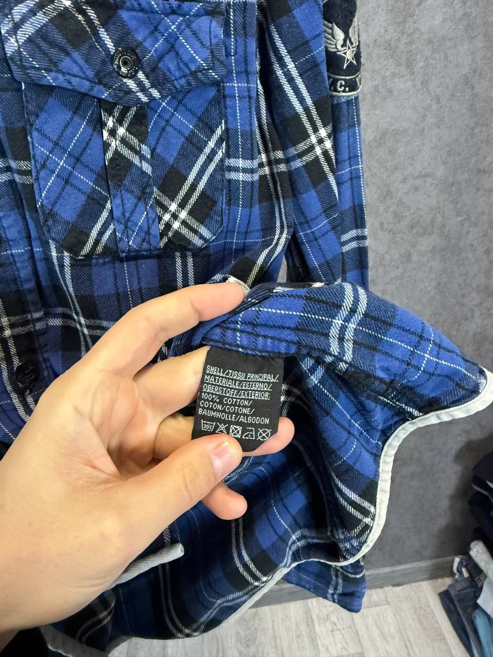 Schott Schott flannel designer shirt Size US M / EU 48-50 / 2 - 6 Thumbnail