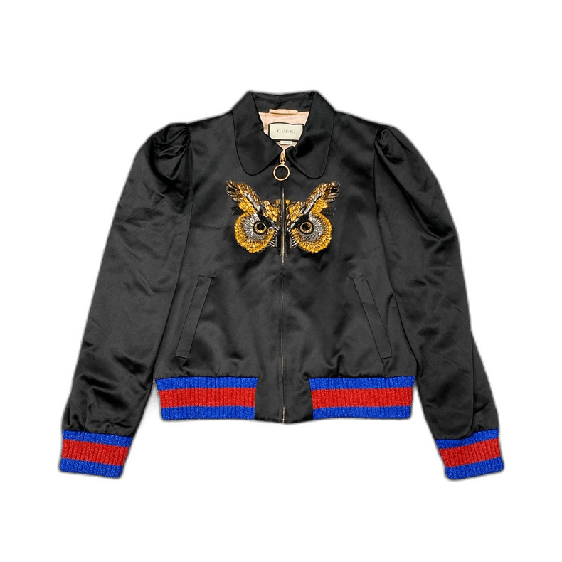 Gucci Gucci Owl Embroidered Jacket Size 46-yf Size US M / EU 48-50 / 2 - 1 Thumbnail