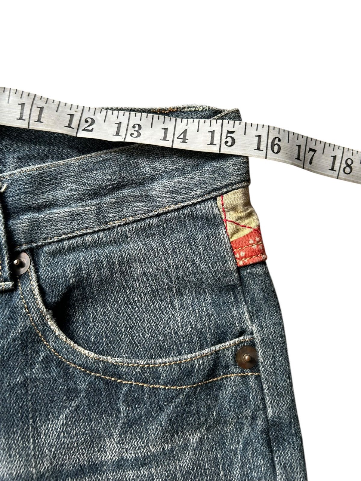 Kapital Karakuri Tamashii Inspired Japanese Distressed Denim Jeans Size US 31 - 14 Thumbnail