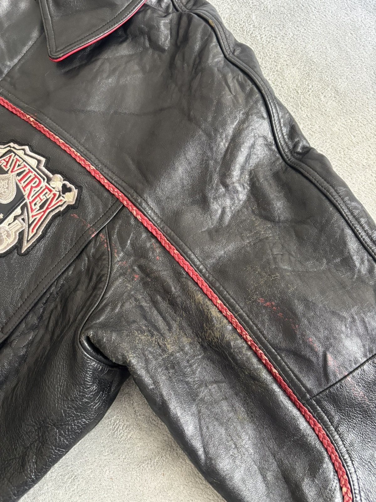 Avirex × Vintage Avirex Gambler’s Club King Casino Leather Jacket 80s Size US XXL / EU 58 / 5 - 3 Thumbnail
