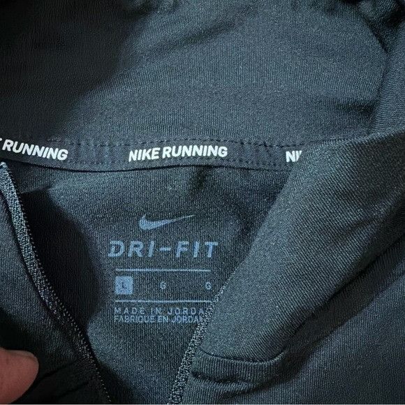 Nike NIKE Womens Dry Element 1/2 Zip Running Top Sz Large L Size L / US 10 / IT 46 - 5 Thumbnail